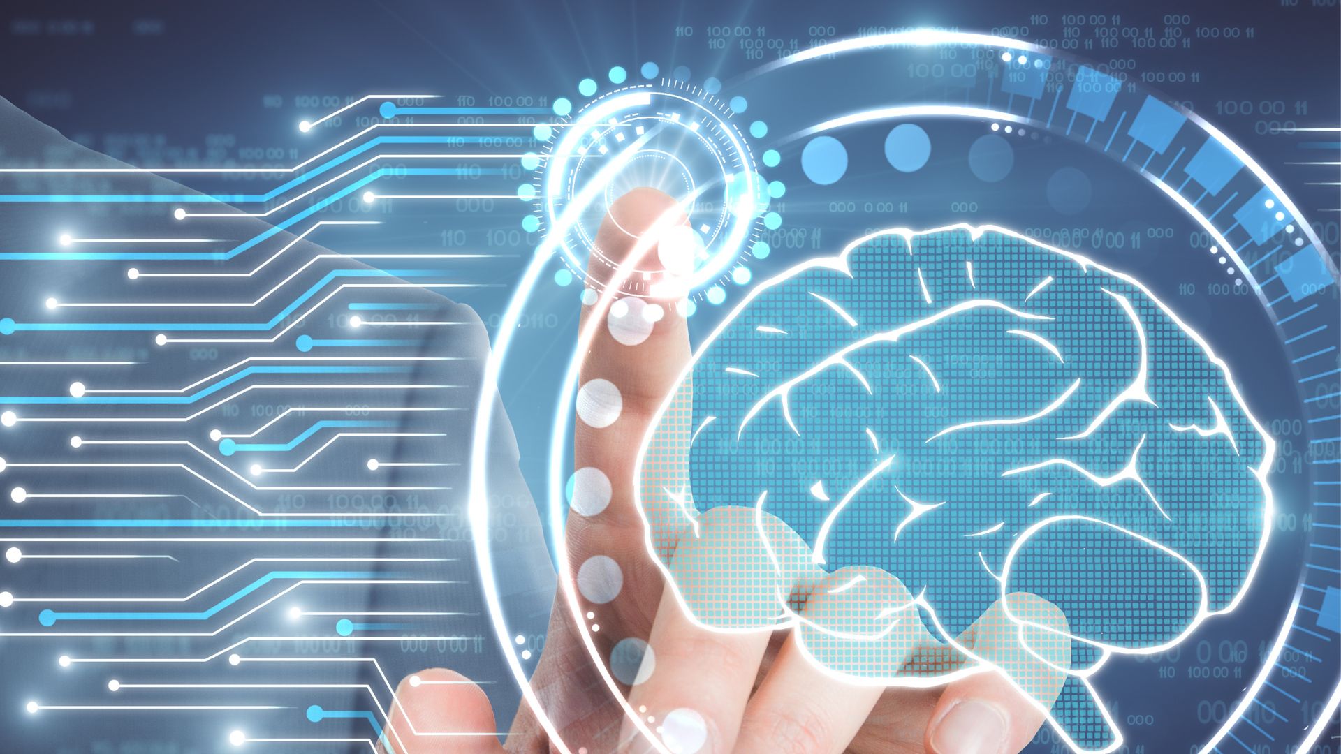 AI with heart symbol showing emotional intelligence – customer connection